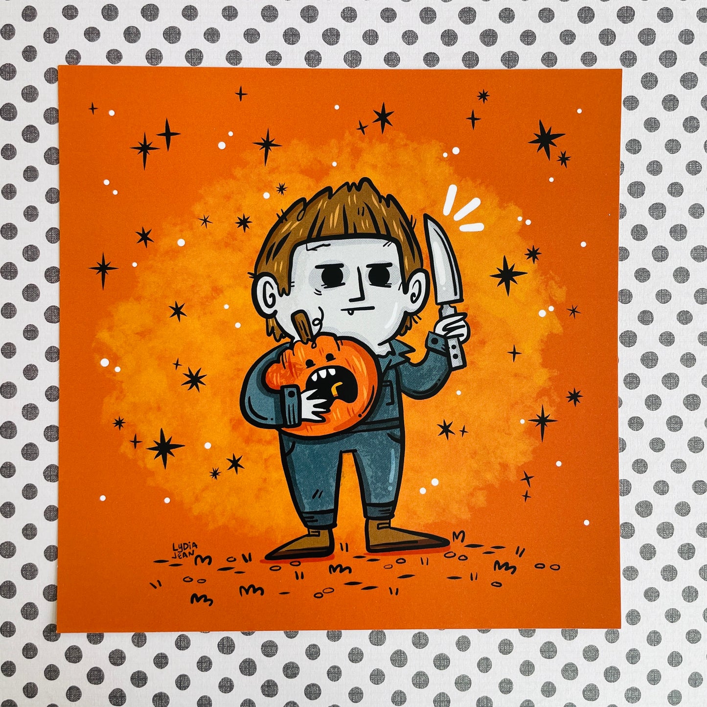 "Halloween Slasher" Art Print