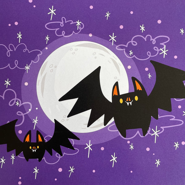 "Bat Duo" Art Print