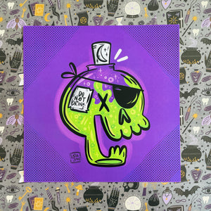 "Skull Potion" Art Print