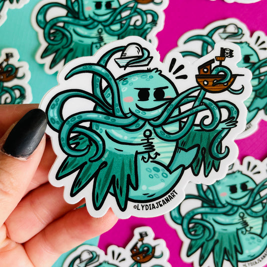 Cthulu Vinyl Sticker