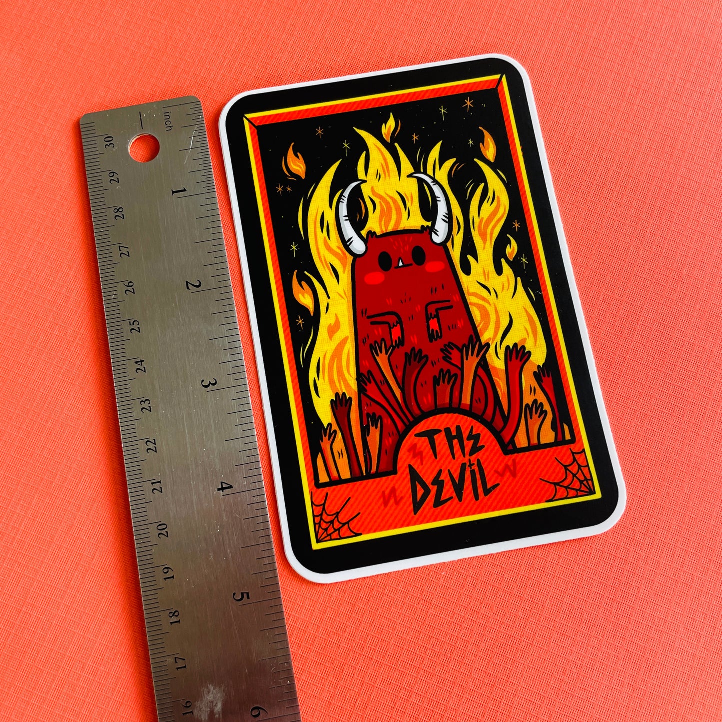 "Jumbo Devil Tarot" Vinyl Sticker