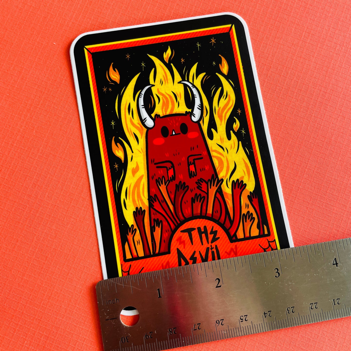 "Jumbo Devil Tarot" Vinyl Sticker