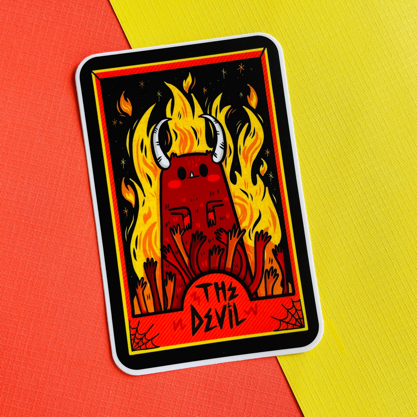 "Jumbo Devil Tarot" Vinyl Sticker