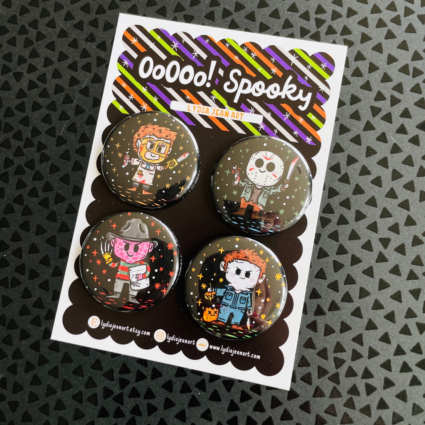 Little Slashers Buttons / Magnets