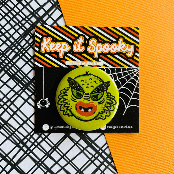 Creature Face Button / Magnet