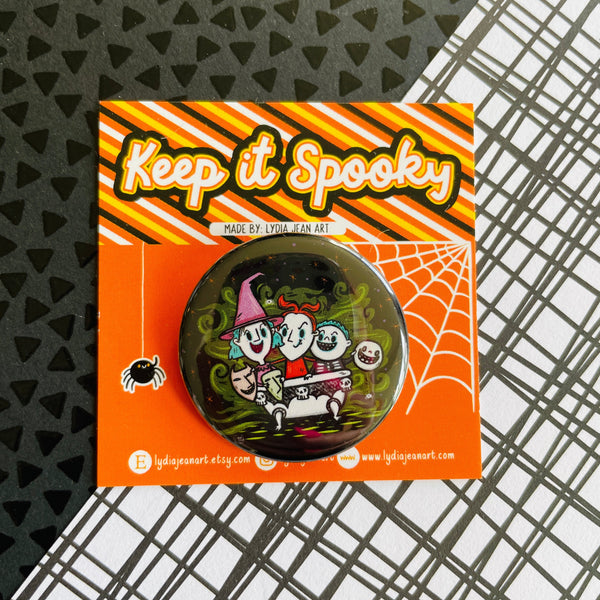 The Trick or Treaters Button / Magnet
