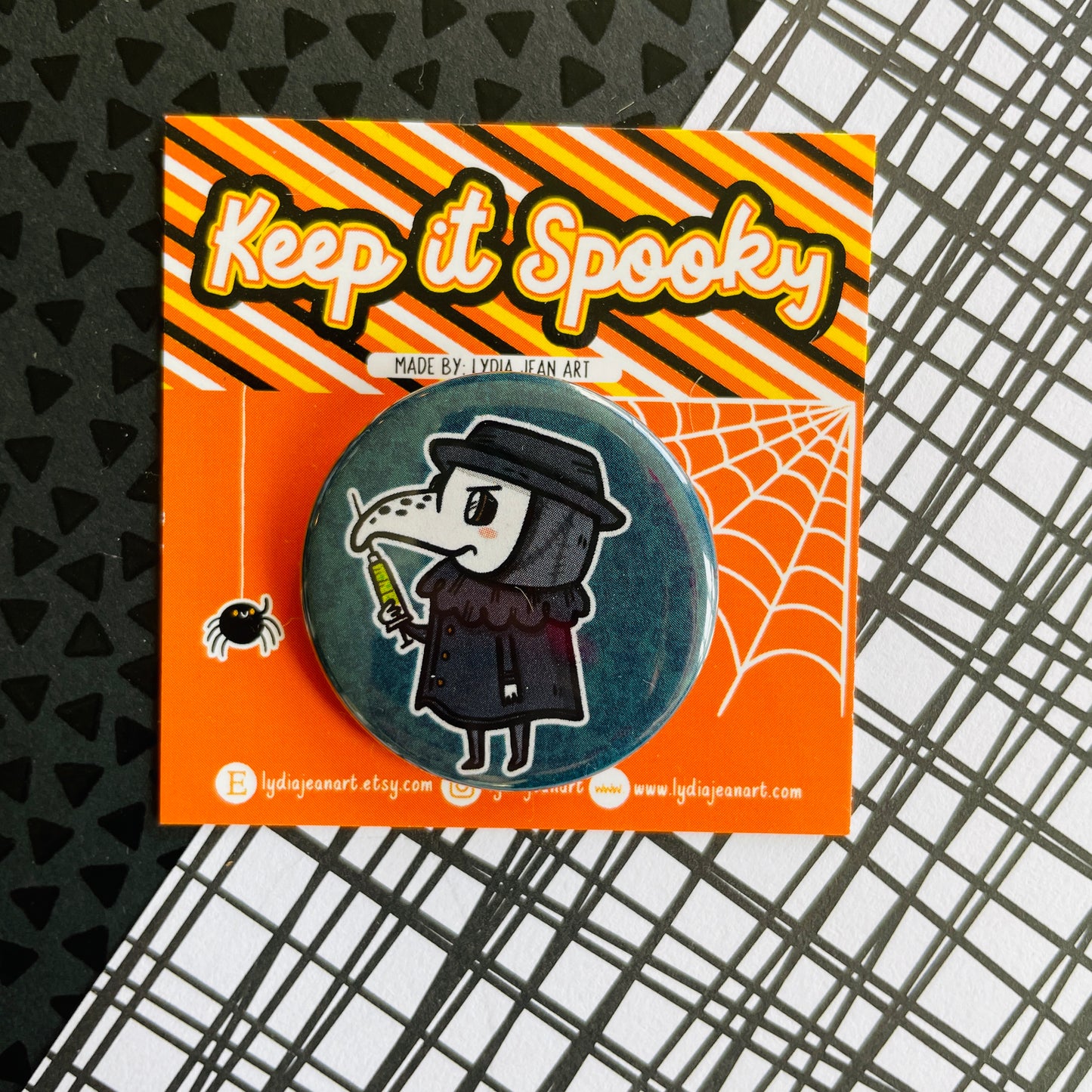 Plague Dr Button / Magnet