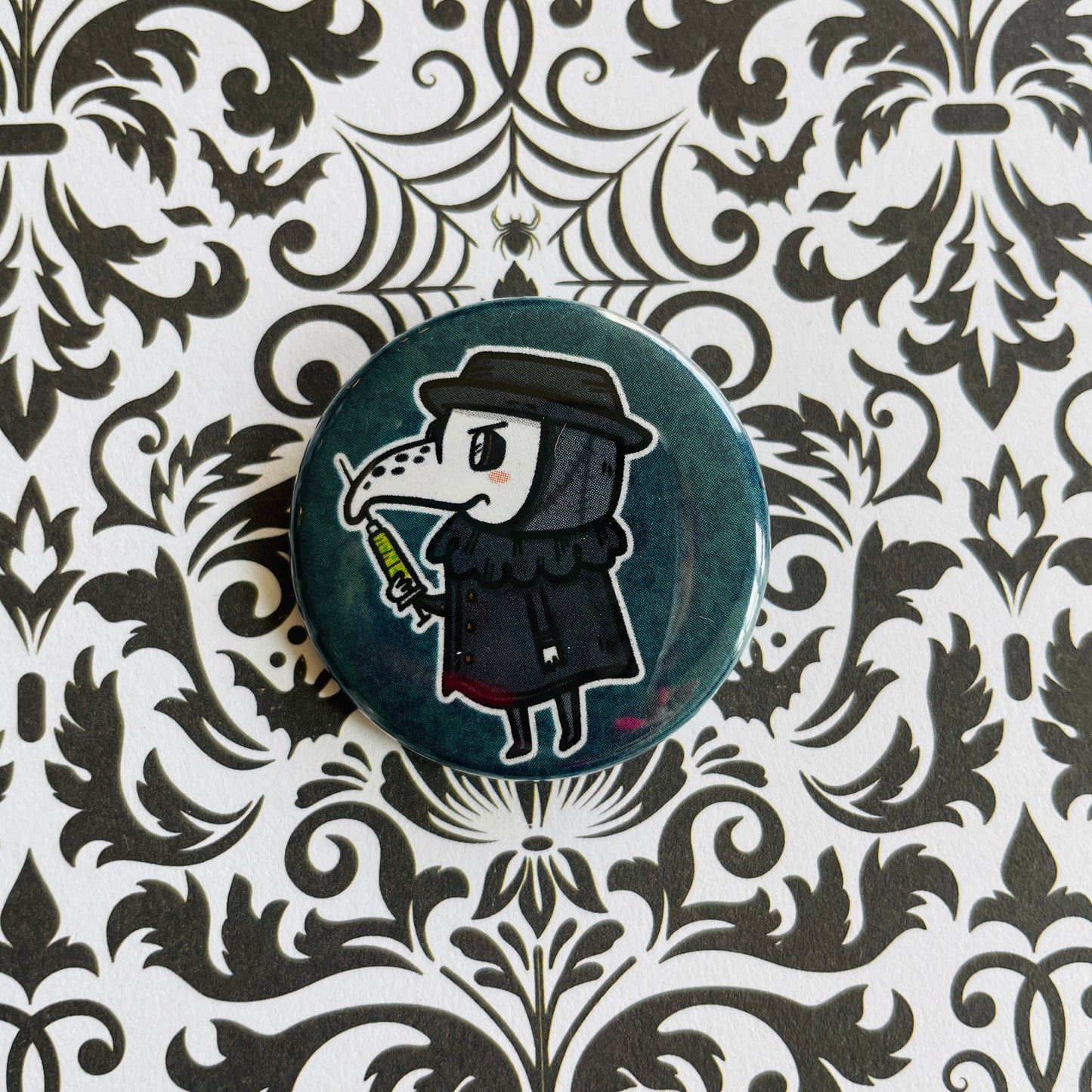 Plague Dr Button / Magnet