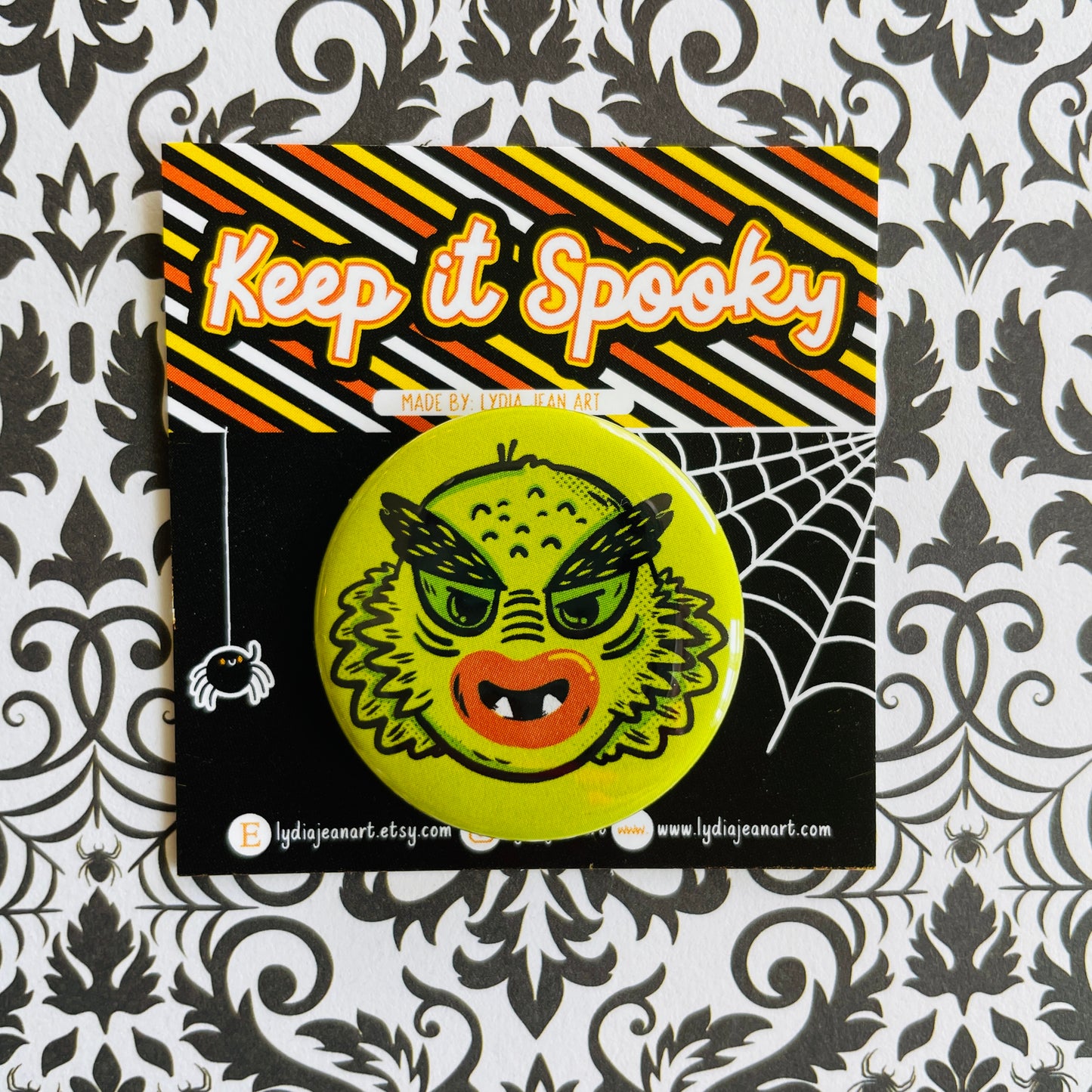 Creature Face Button / Magnet