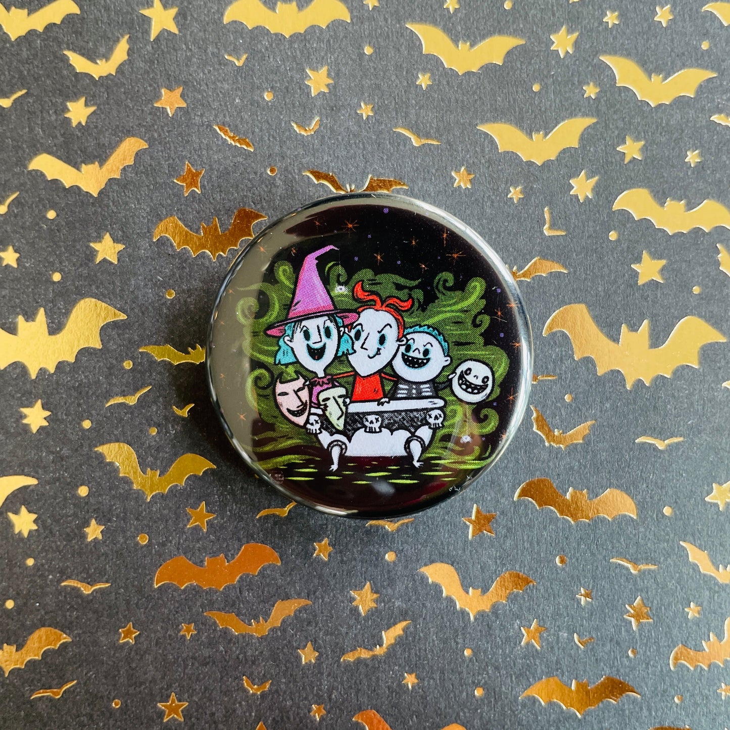 The Trick or Treaters Button / Magnet