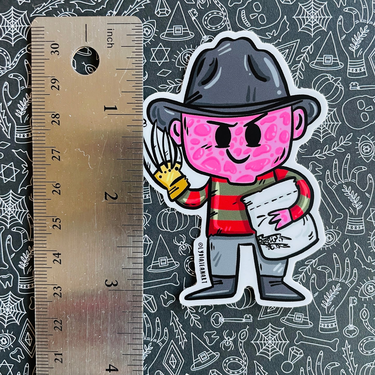 "Little Freddie Slasher" Vinyl Sticker