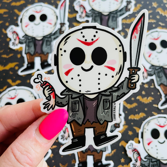 "Little Jason Slasher" Vinyl Sticker