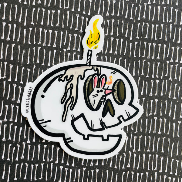 Skull Friends Vinyl Sticker