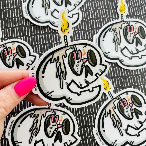 Skull Friends Vinyl Sticker