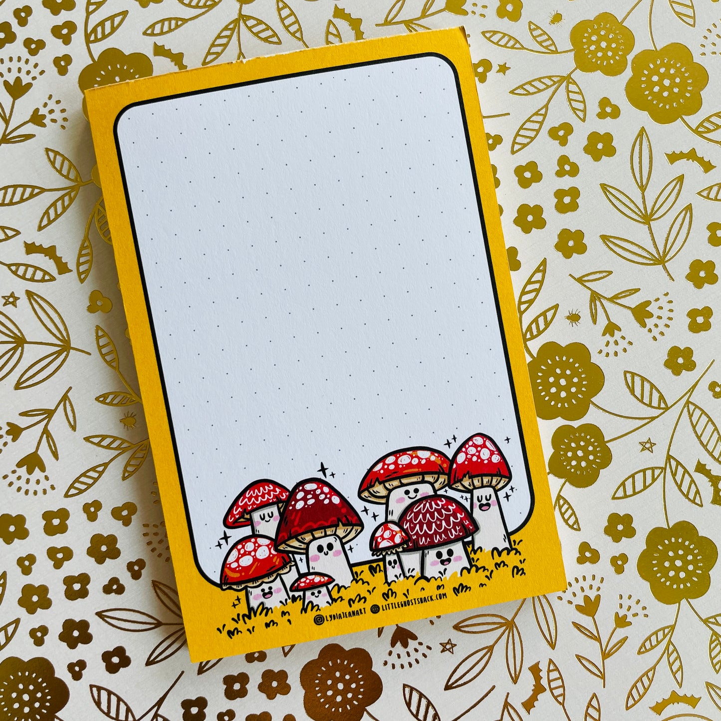 Happy Toadstool NotePad