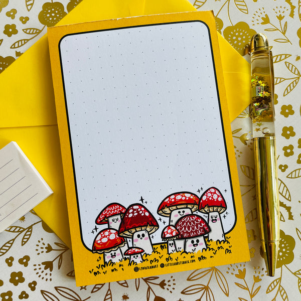 Happy Toadstool NotePad