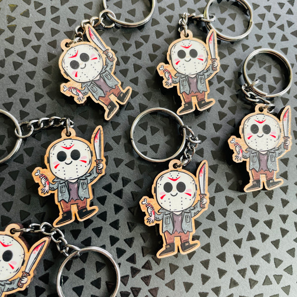 Lil Jason Wooden Keychain