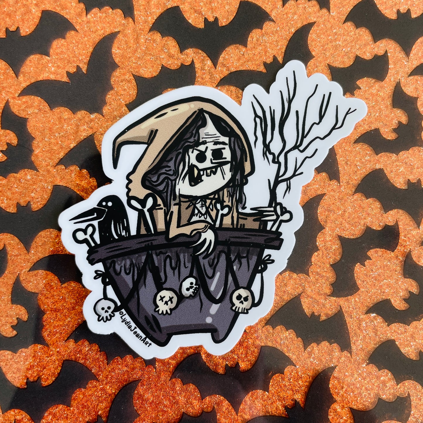 Baba Yaga Vinyl Sticker