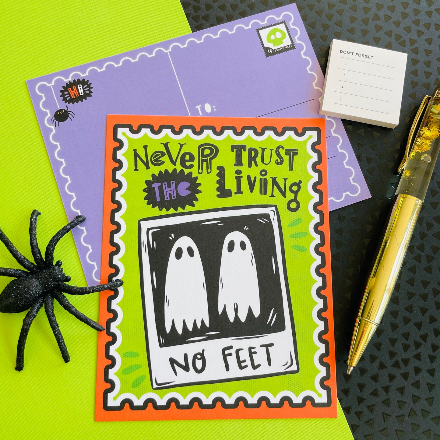 Ghost with the Most Spooky Postcard Set