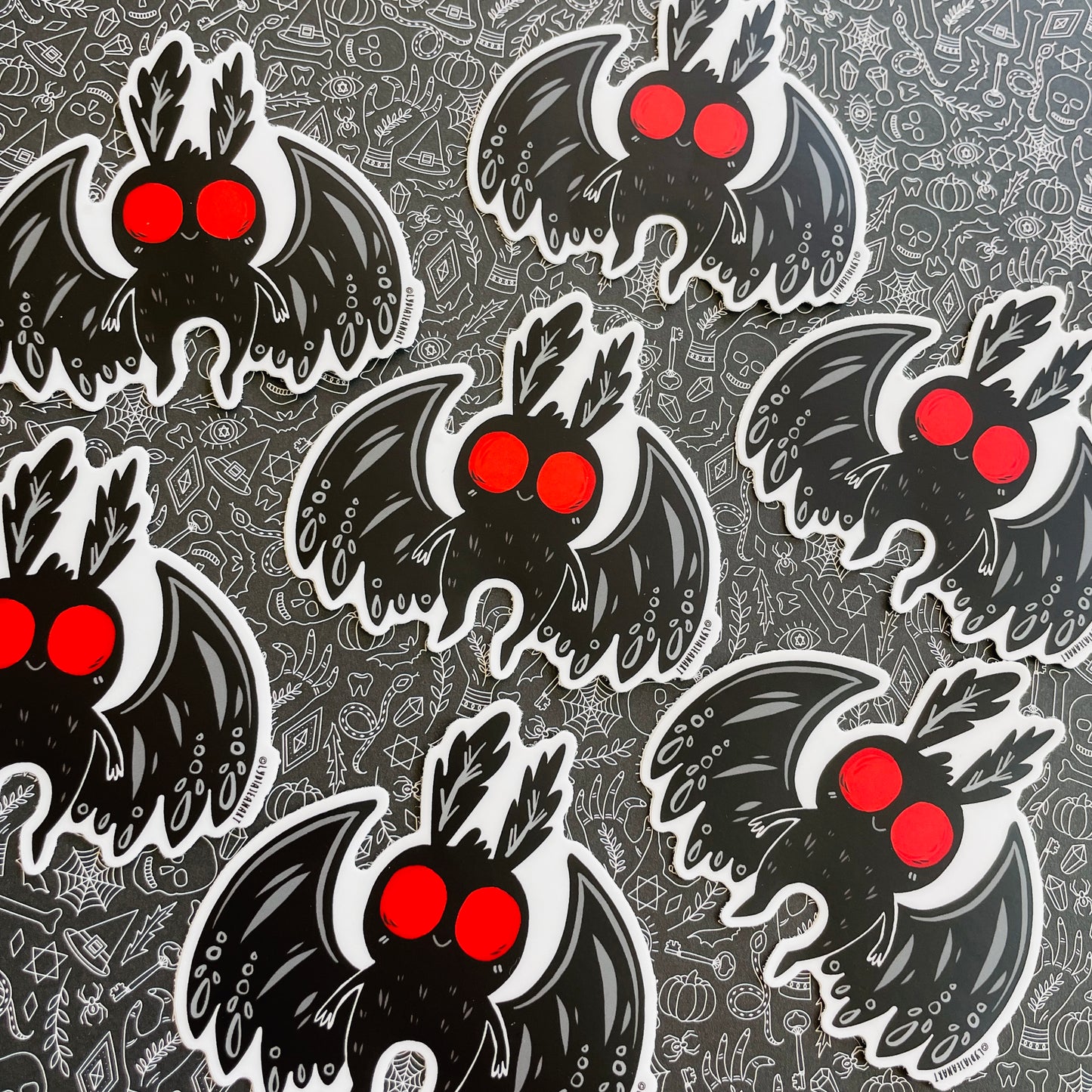 Lil Black Mothman Vinyl Sticker