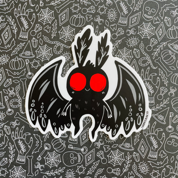 Lil Black Mothman Vinyl Sticker