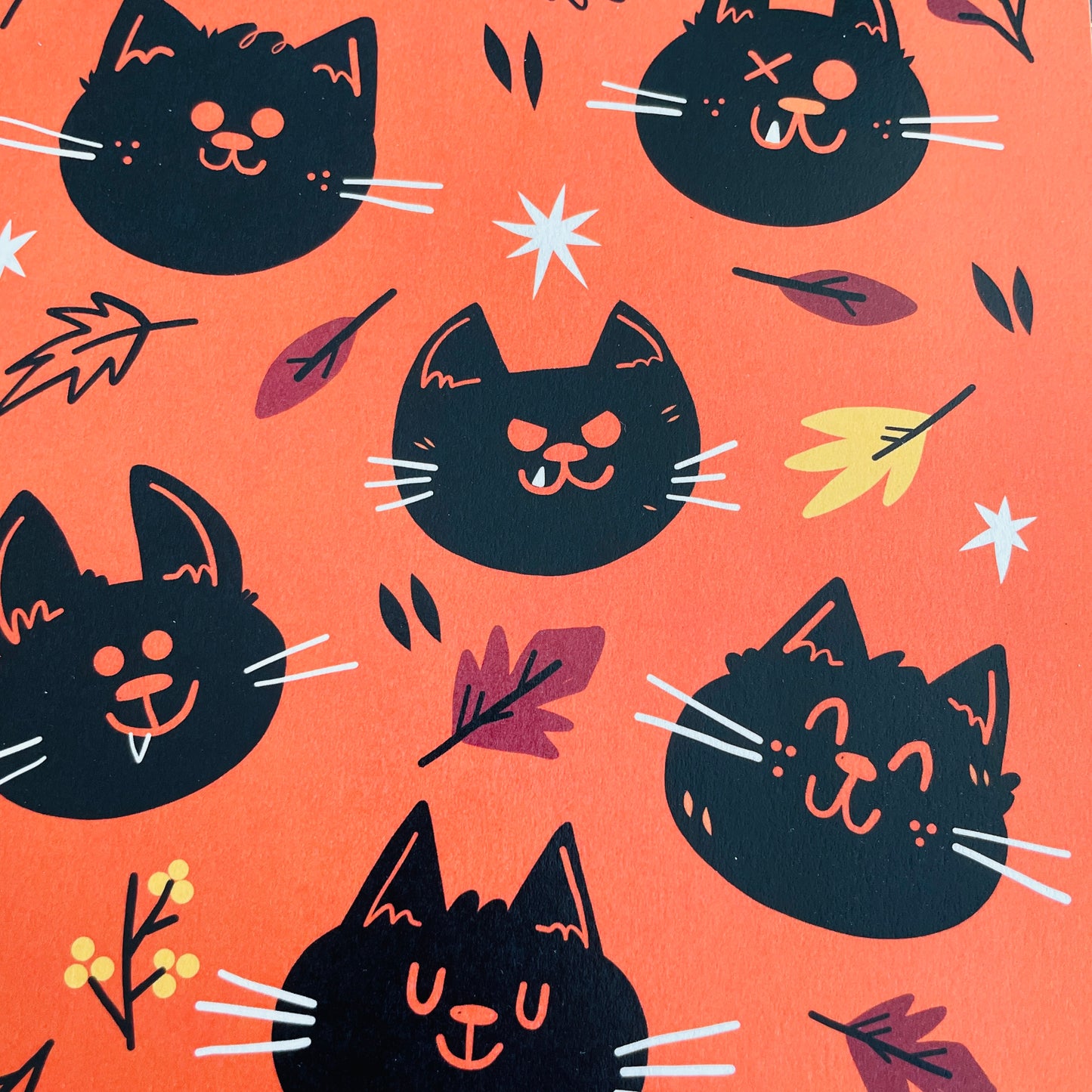 Cat Faces Art Print