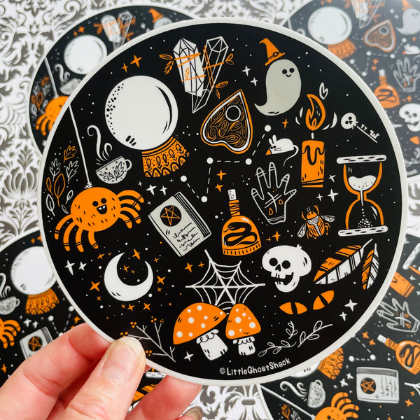 Jumbo Spooky Stuff Vinyl Sticker