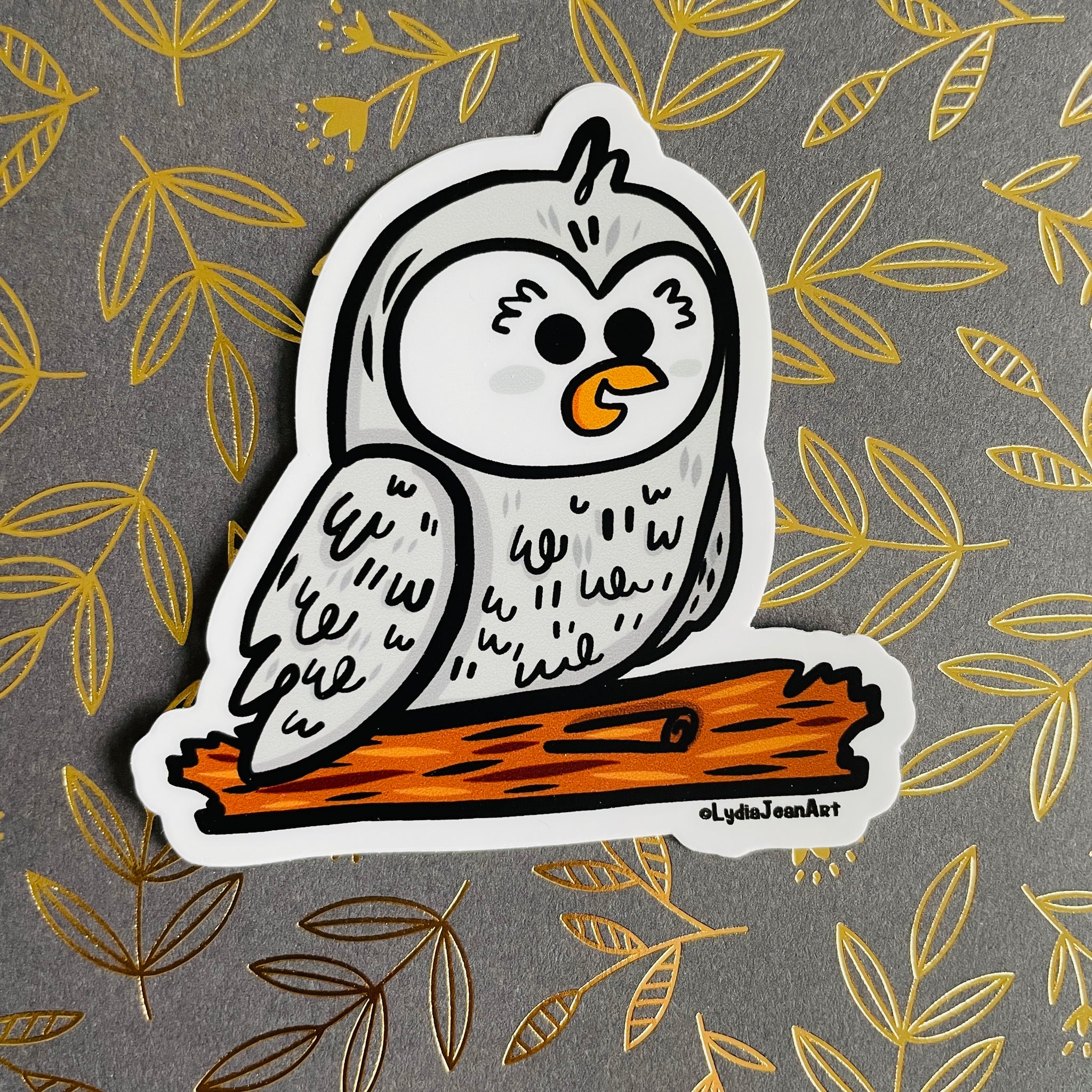 Little Owl Vinyl Sticker