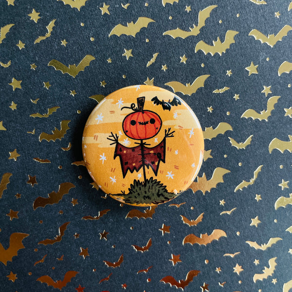 Scarecrow Button / Magnet