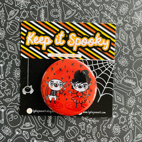 Vampire Disco Button / Magnet