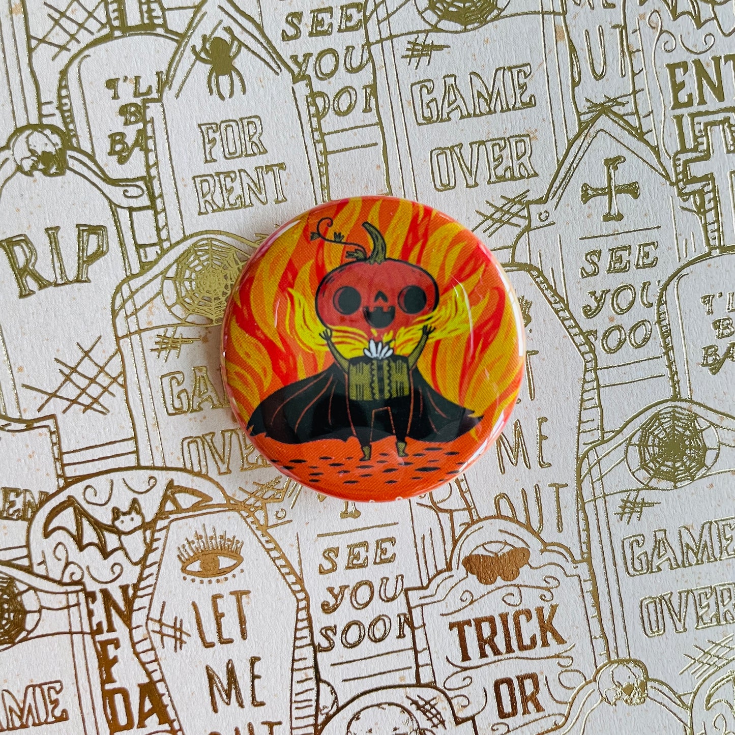 Headless Horseman Button / Magnet