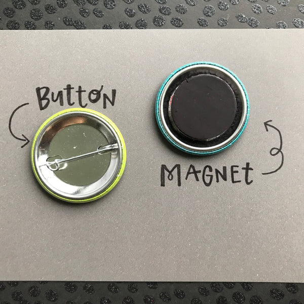 Full Moon Button / Magnet