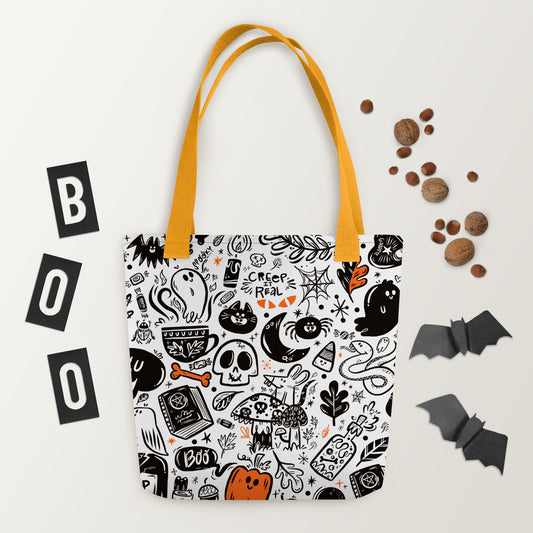 Spooky Stuff Tote bag - White