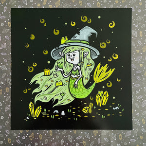 Spooky Mermaids Art Prints