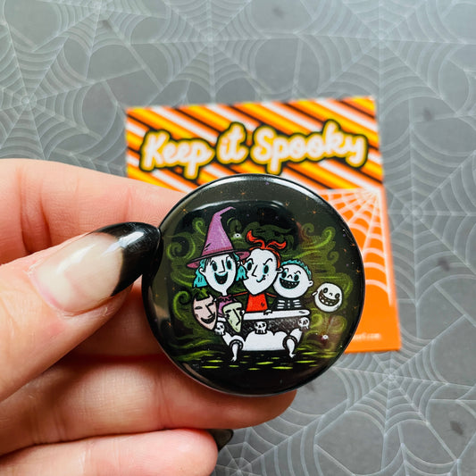 The Trick or Treaters Button / Magnet