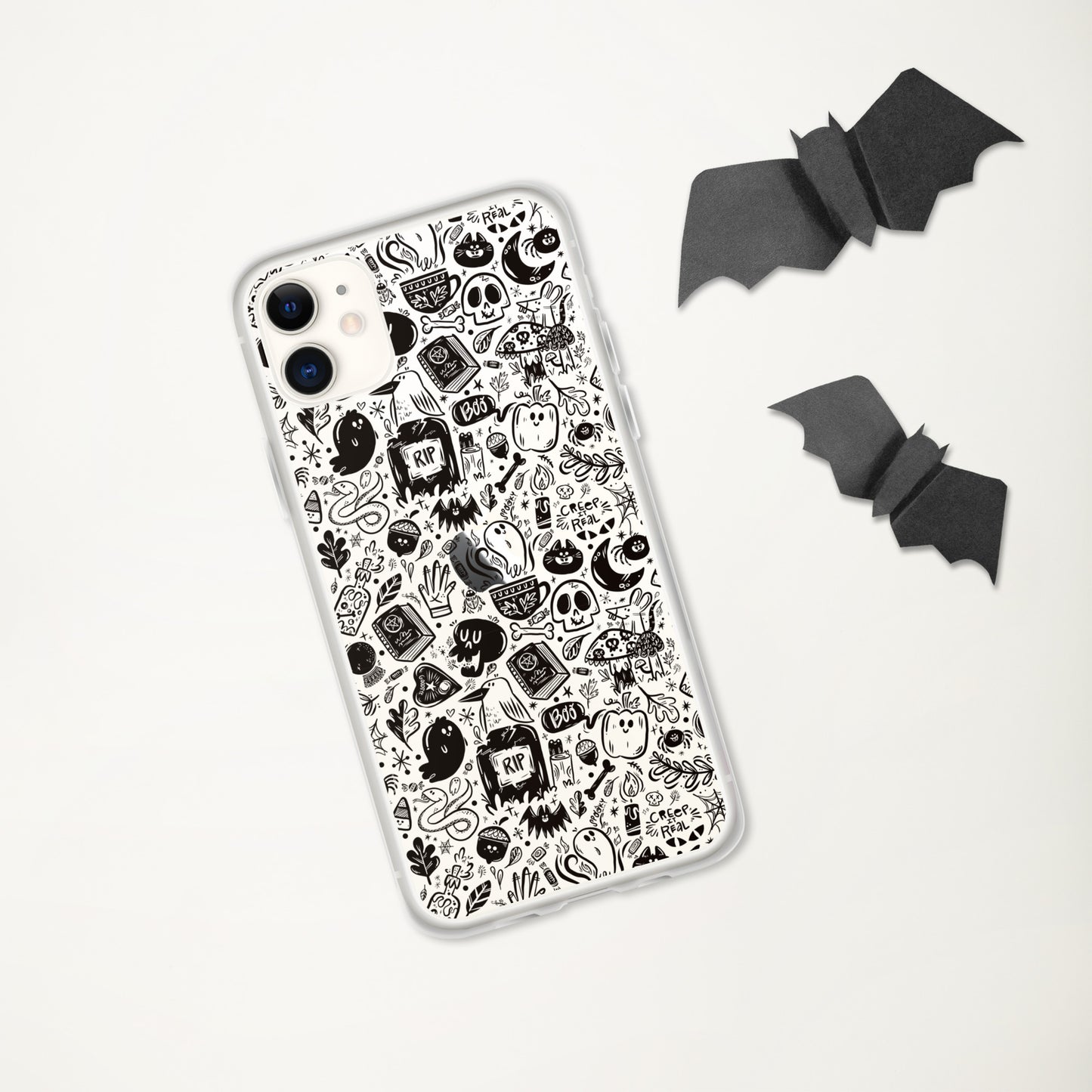 Spooky Stuff Transparent/ Clear iPhone Case