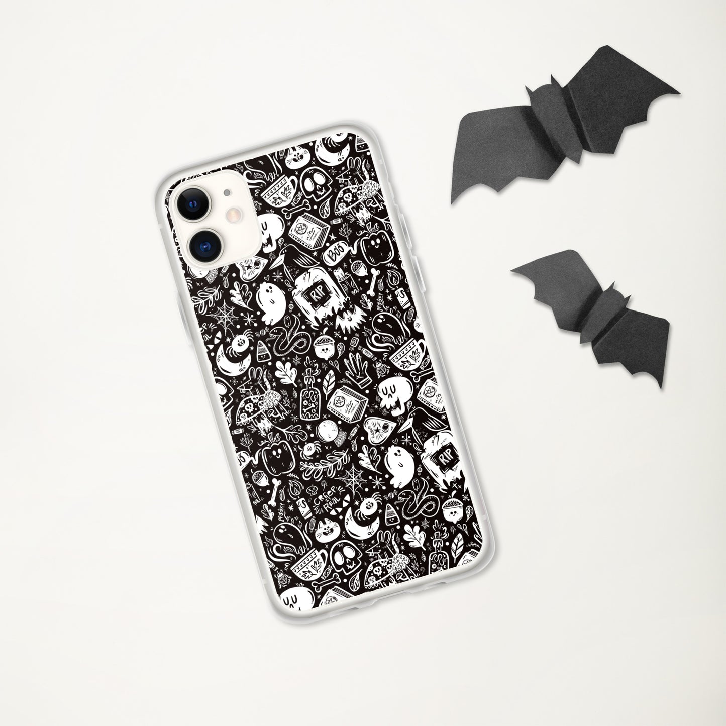 Spooky Stuff iPhone Case - Black Cover