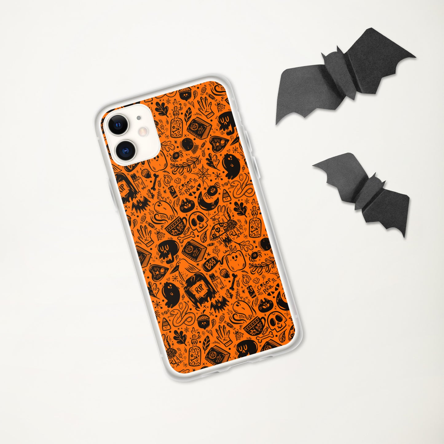 Spooky Stuff iPhone Case - Orange Cover