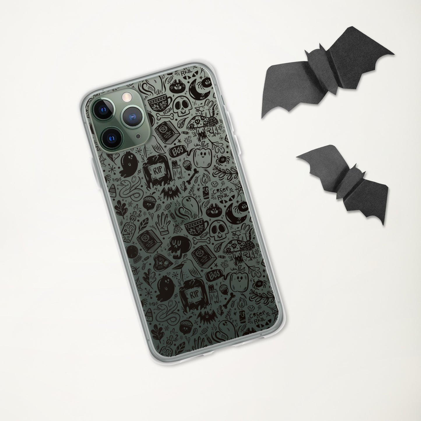 Spooky Stuff Transparent/ Clear iPhone Case