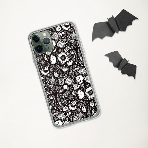 Spooky Stuff iPhone Case - Black Cover