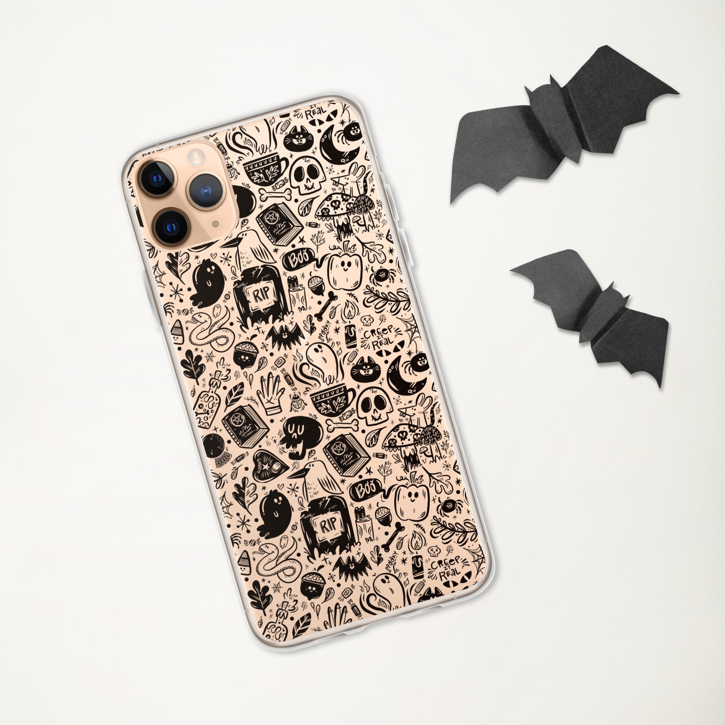 Spooky Stuff Transparent/ Clear iPhone Case