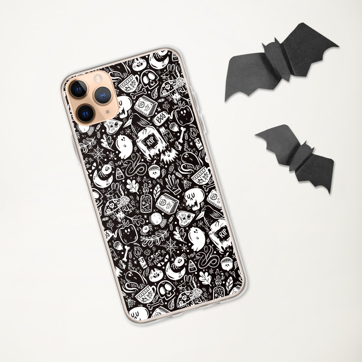 Spooky Stuff iPhone Case - Black Cover