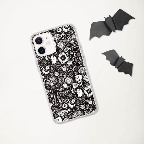 Spooky Stuff iPhone Case - Black Cover