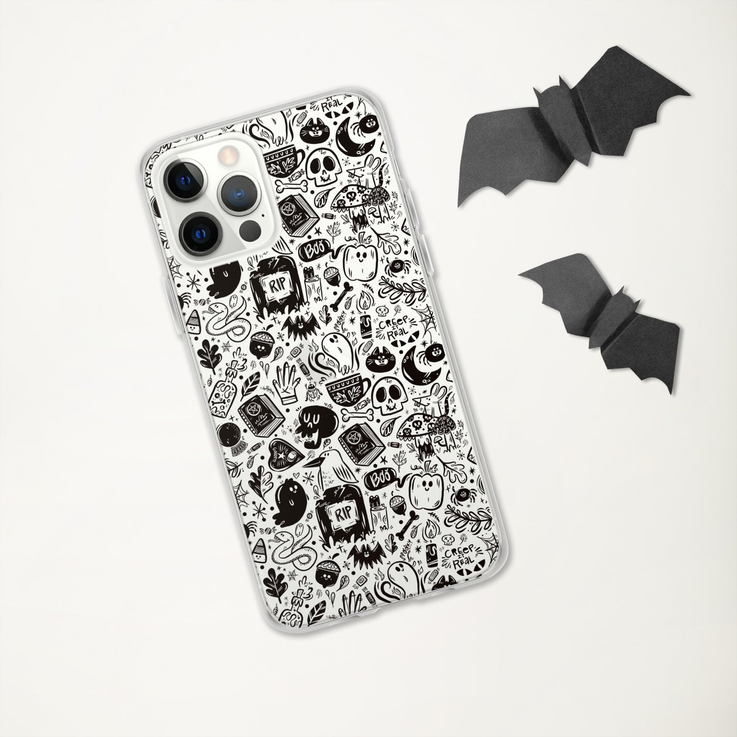 Spooky Stuff Transparent/ Clear iPhone Case