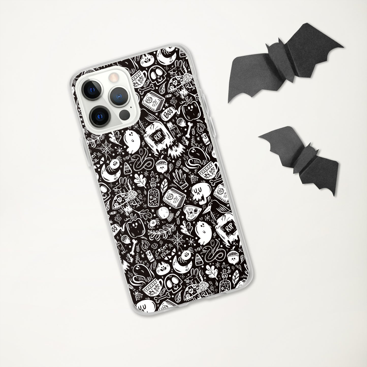 Spooky Stuff iPhone Case - Black Cover