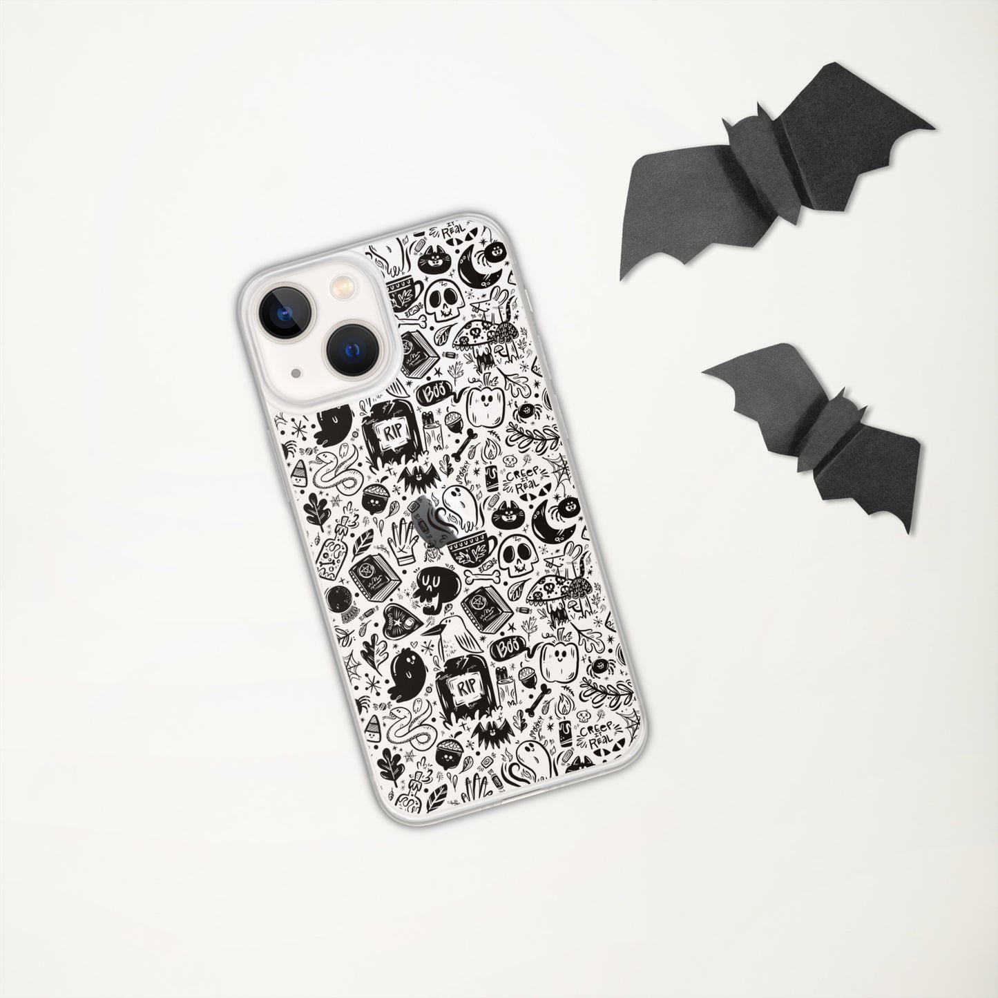 Spooky Stuff Transparent/ Clear iPhone Case