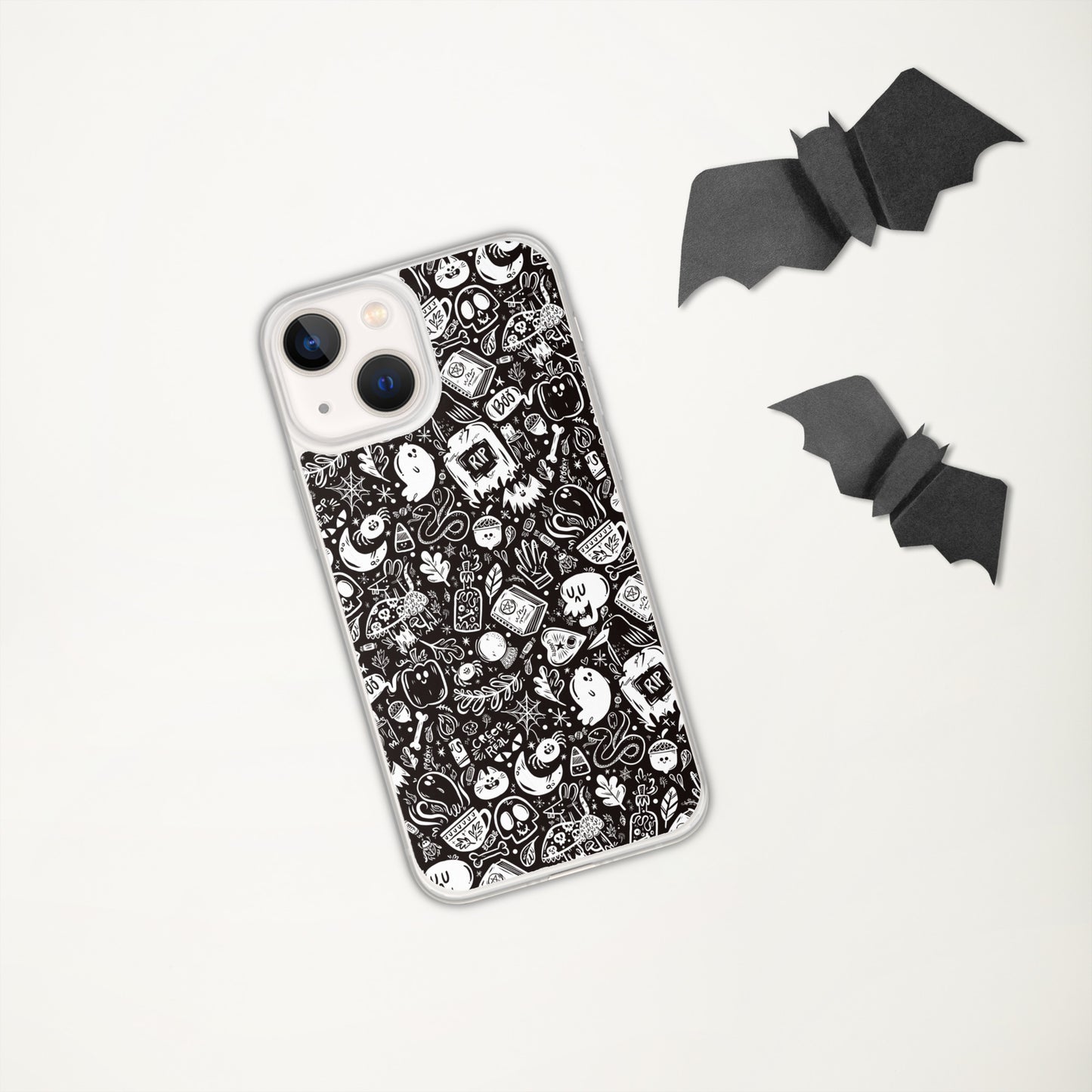 Spooky Stuff iPhone Case - Black Cover