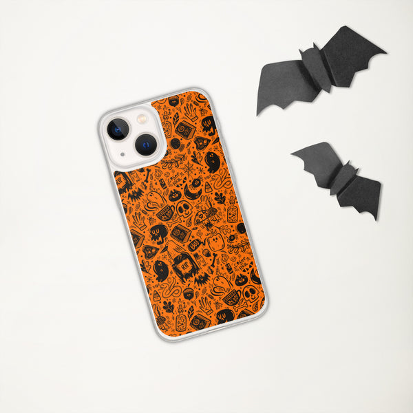 Spooky Stuff iPhone Case - Orange Cover