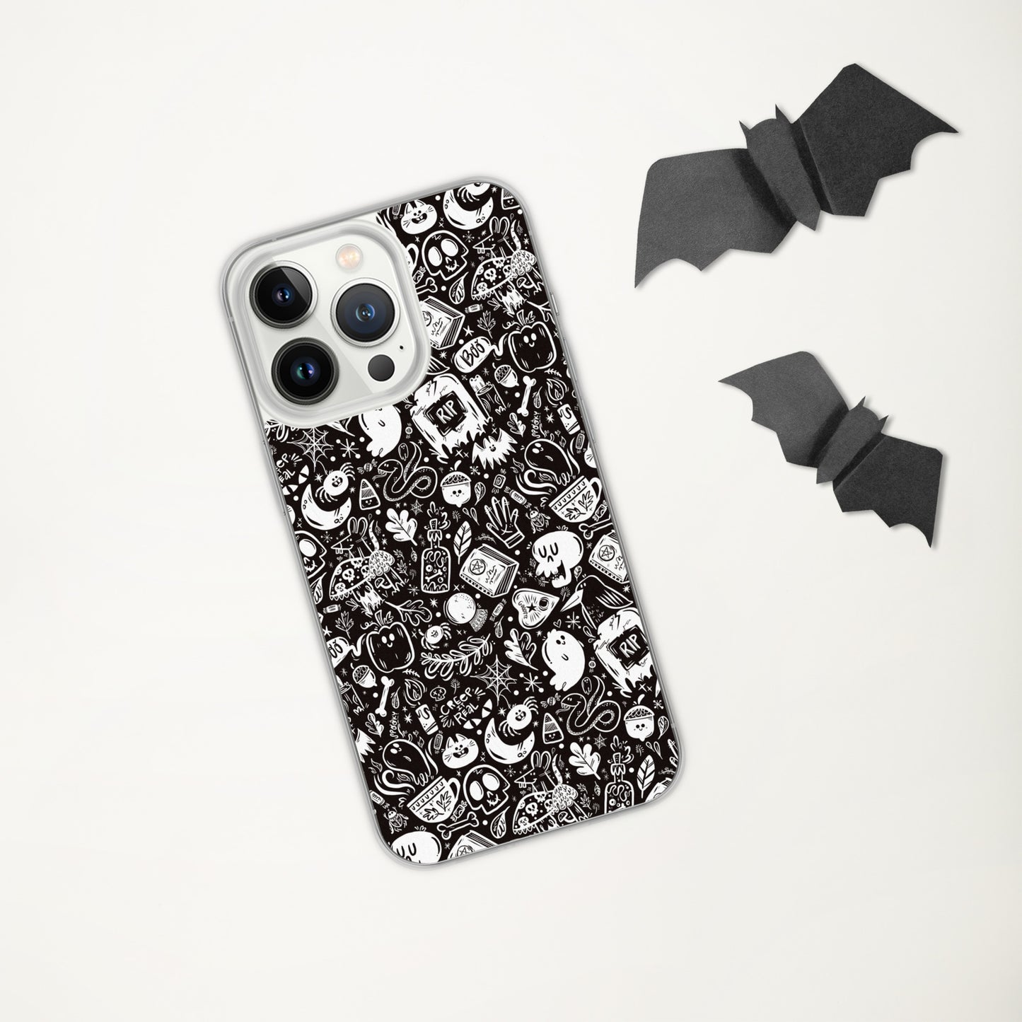 Spooky Stuff iPhone Case - Black Cover