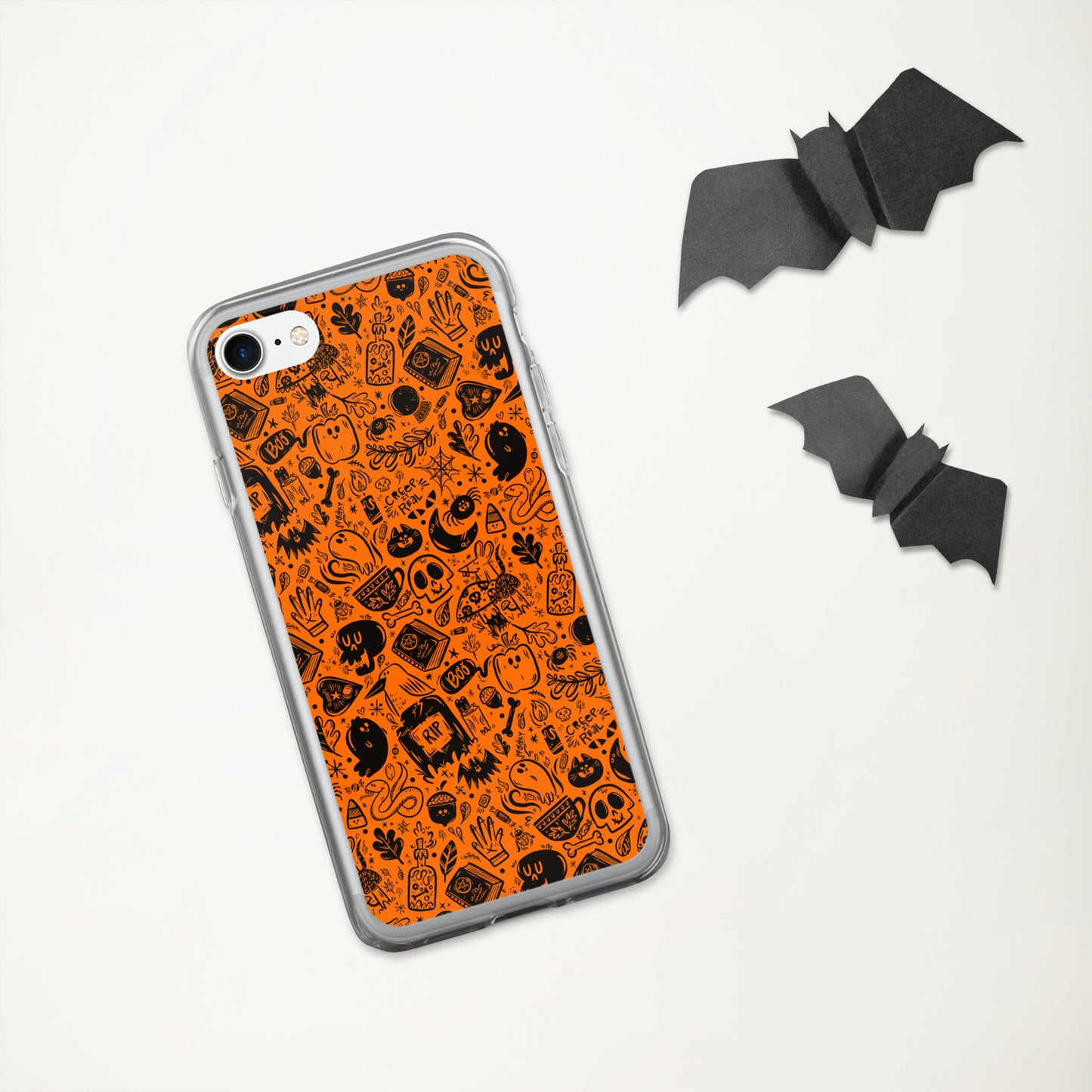 Spooky Stuff iPhone Case - Orange Cover